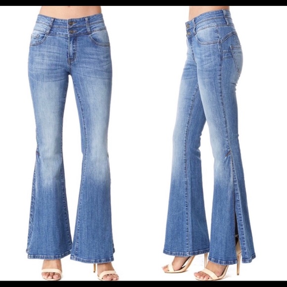 nature denim Denim - New! Bell bottom Flare jeans with booty booster built Adorable Denim